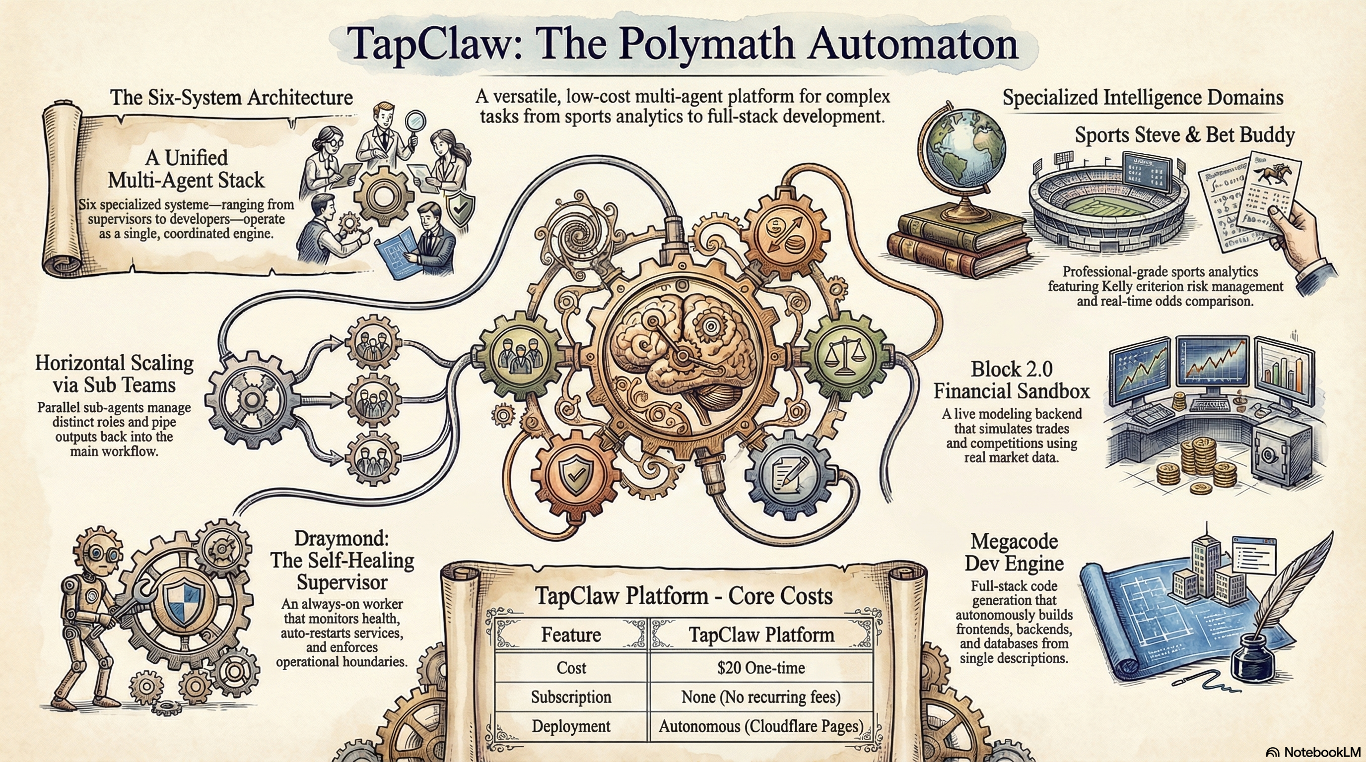 TapClaw — AI income stack preview